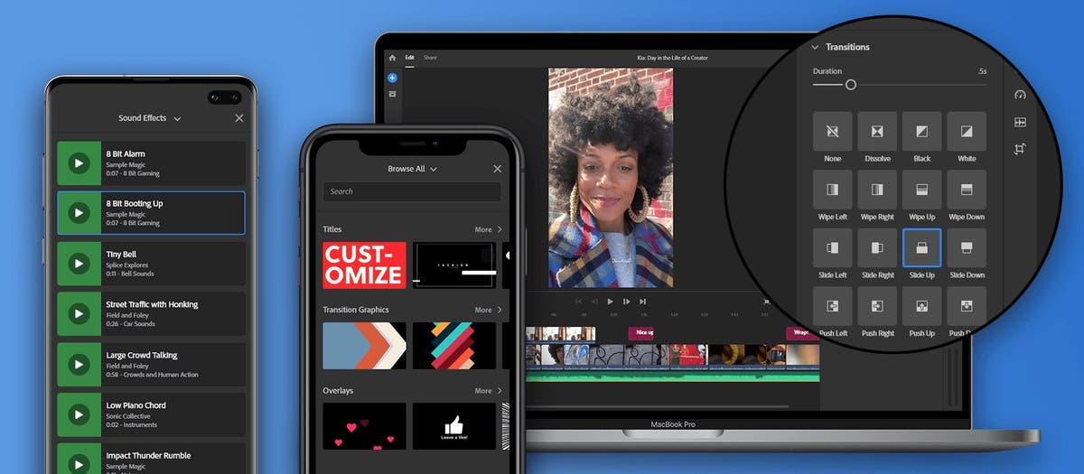 Premiere Rush spotlight: All-new graphics and audio browser + tons of in-app content