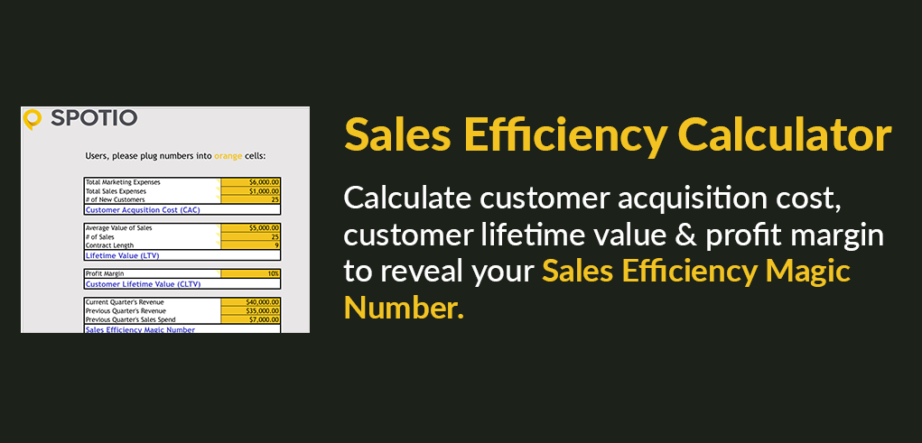 Sales Efficiency Metrics Calculator