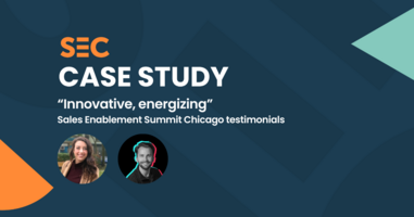 "Innovative, energizing": Sales Enablement Summit Chicago testimonials