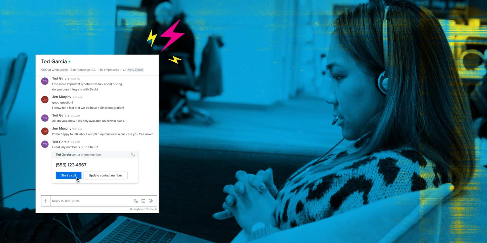 Qualify Leads Instantly. Introducing Chat To Call From Drift.