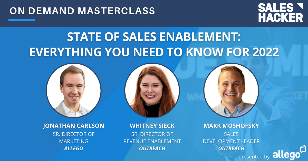 State of Sales Enablement: Everything You Need To Know for 2022
