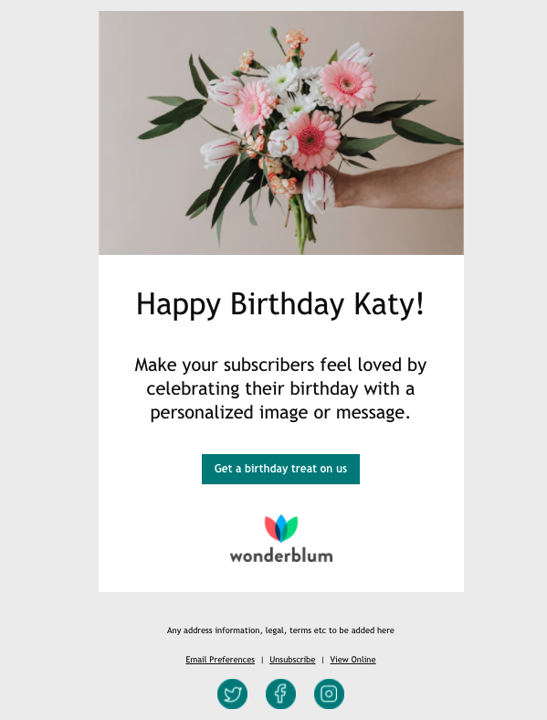 Customer Loyalty: Birthday > Litmus