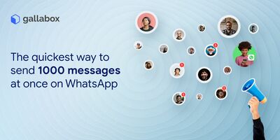 Send 1000 messages at once on WhatsApp!