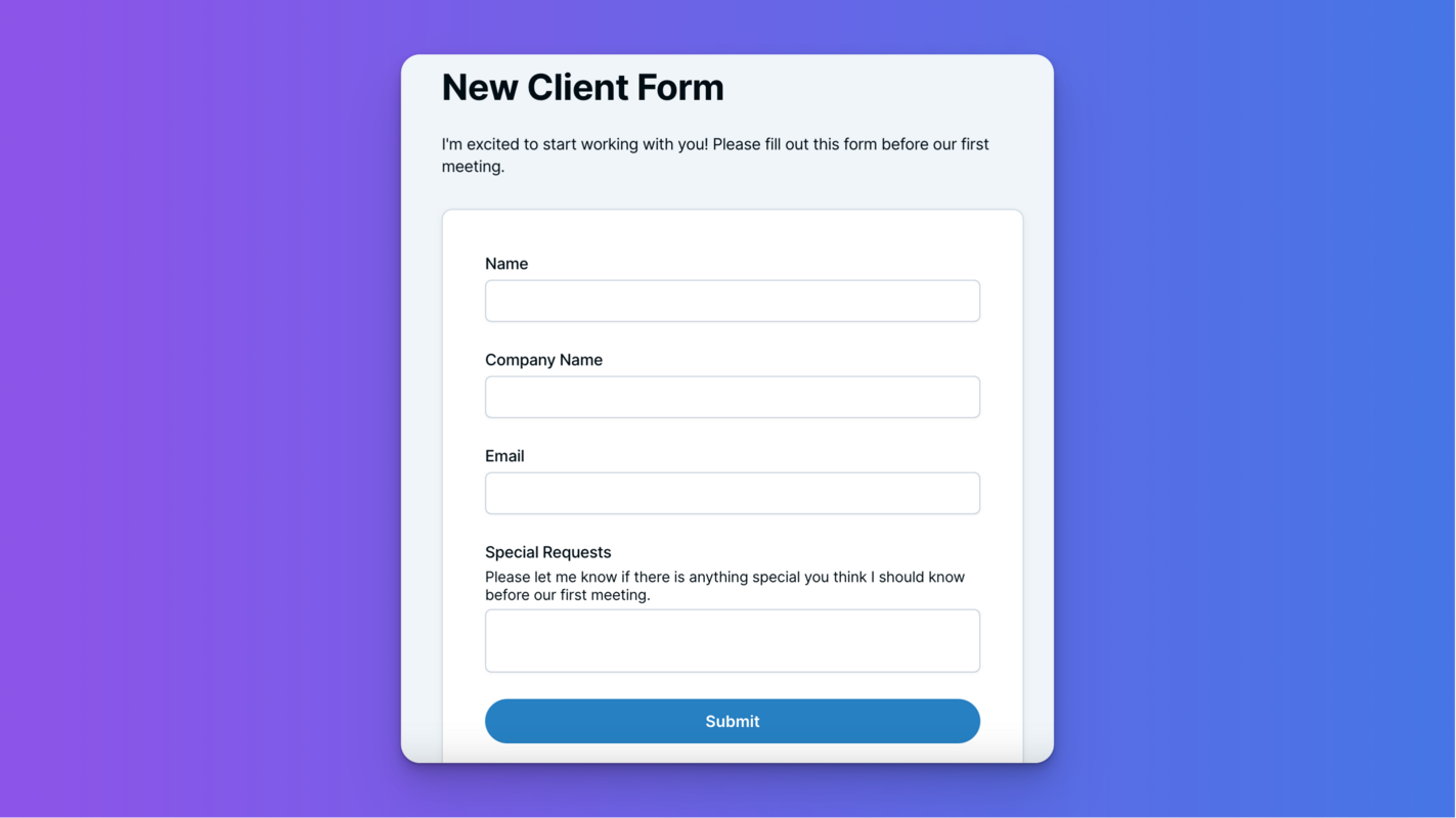 3Fs: Follow up Faster with Forms