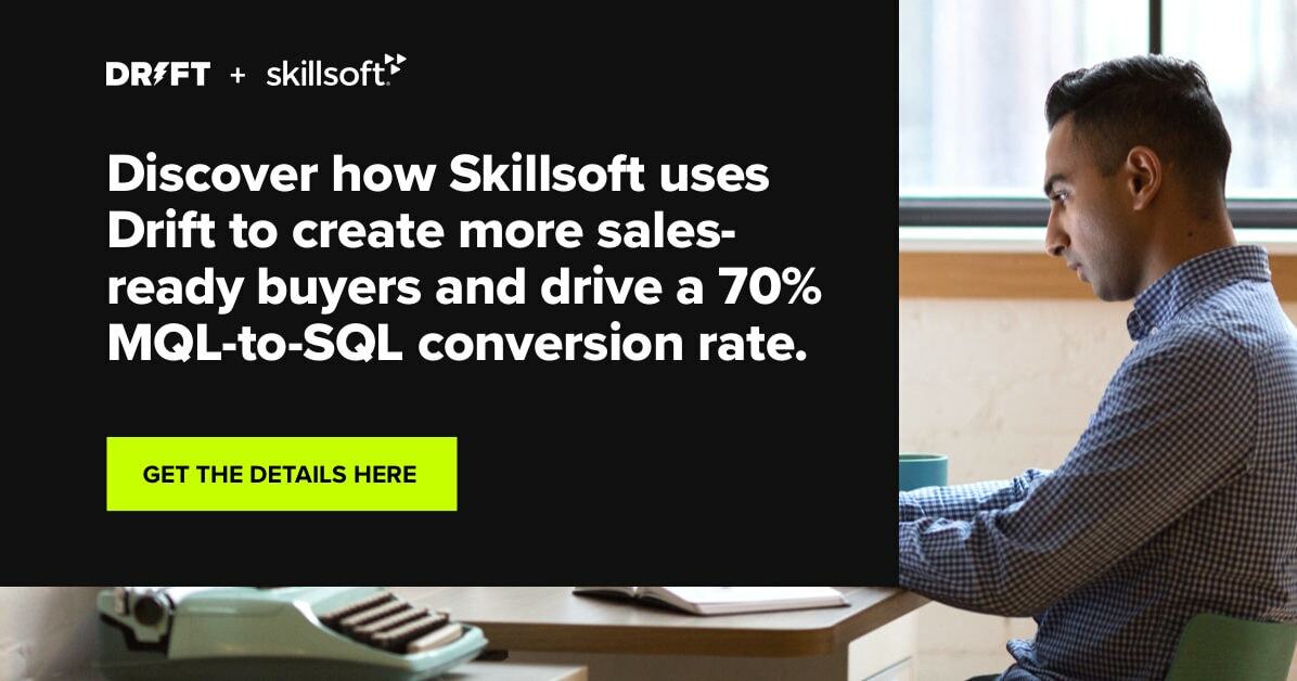 Skillsoft + Drift: Accelerated revenue via better experience