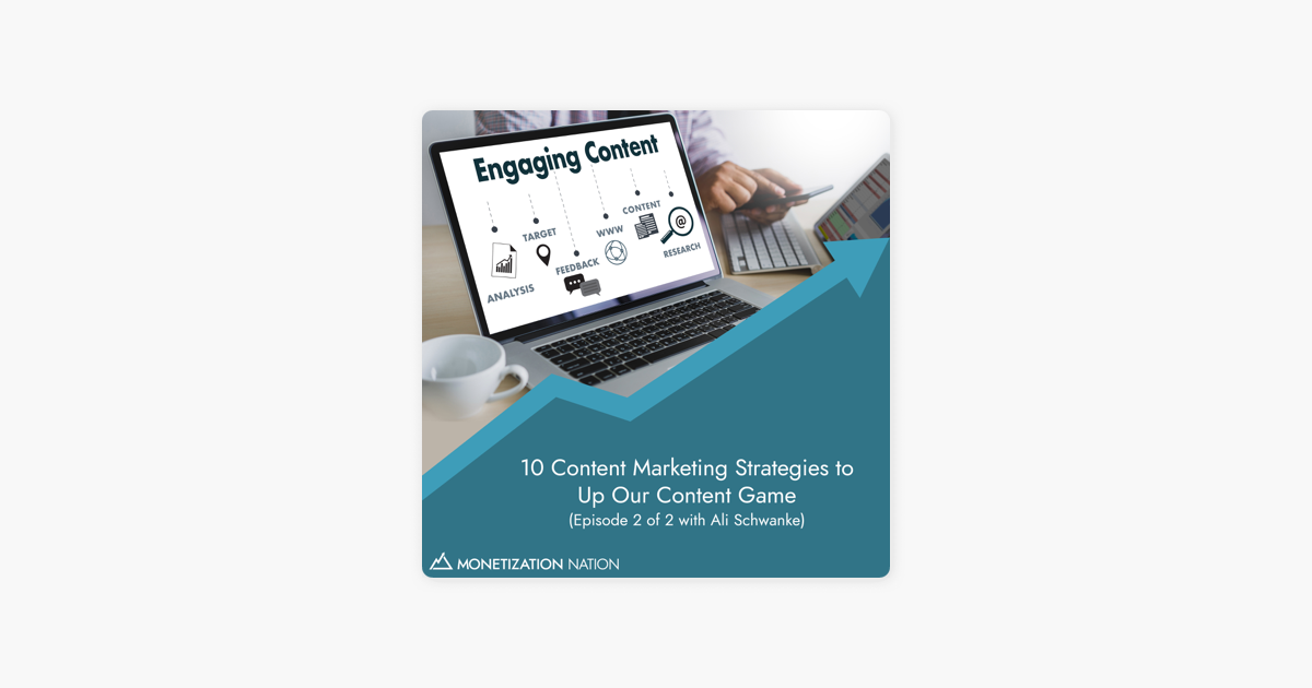 10 Content Marketing Strategies to Up Our Content Game (Episode 2 of 2 with Ali Schwanke)