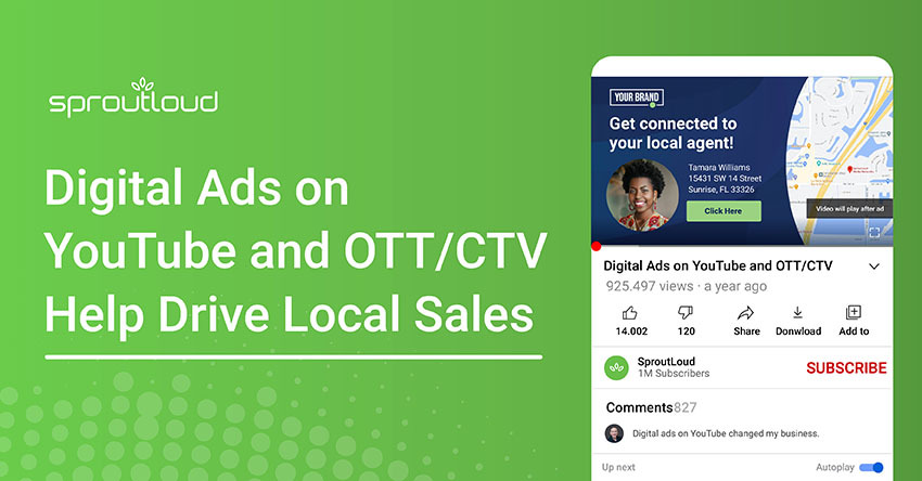 Digital Ads on YouTube and OTT/CTV Help Drive Local Sales