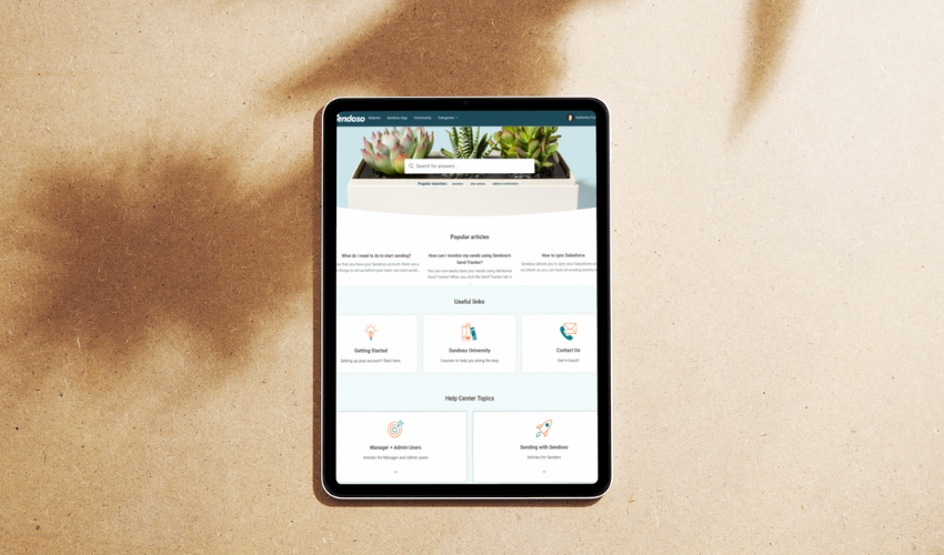 Sendoso's Online Training Spring Refresh