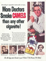 More Doctors Smoke Camels Print Ad - Swipe File