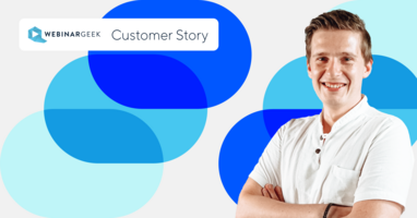 WebinarGeek reduced median first-response time to under 3 minutes