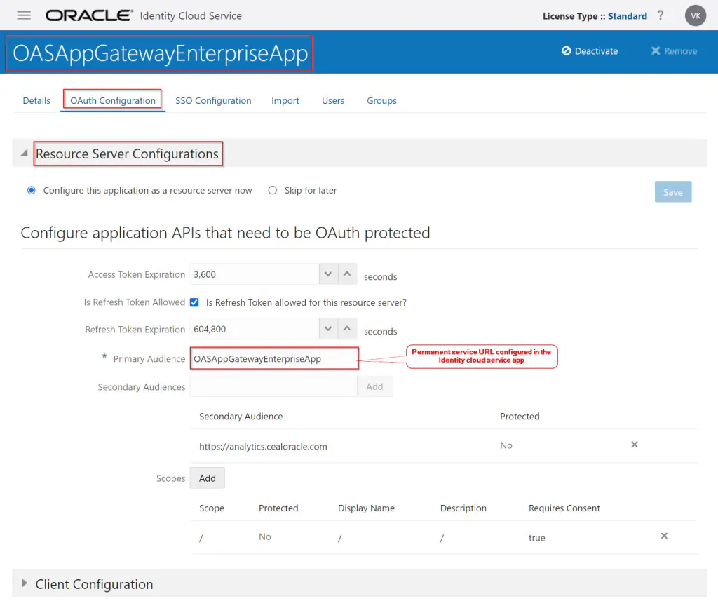 Oracle Analytics Mobile Application for Oracle Analytics Server Configured with Single Sign-On using IAM App Gateway