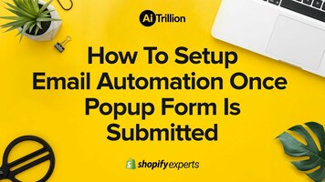 How to setup email automation once popup form is submitted