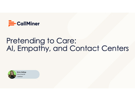 Pretending to Care: AI, Empathy, and Contact Centers