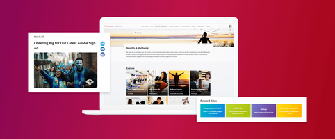 Adobe Intranet Clicks with Users