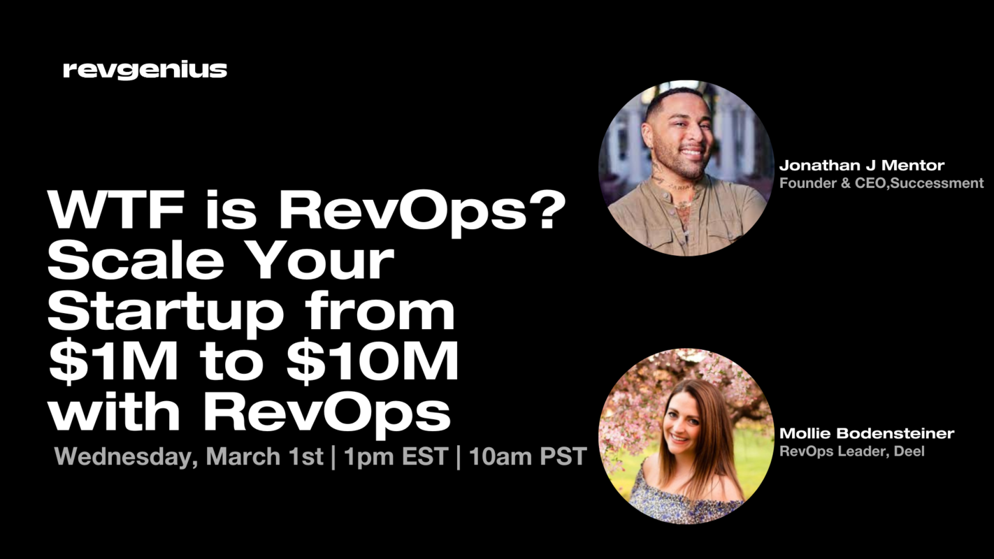 WTF is RevOps|Scale your Start ups from $1M to $10M with RevOps