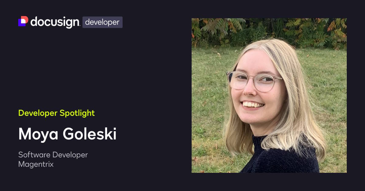 Developer Spotlight: Moya Goleski, Magentrix