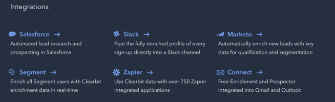 Driving interest to Clearbit's integrations: Using technology tags in email segmentation