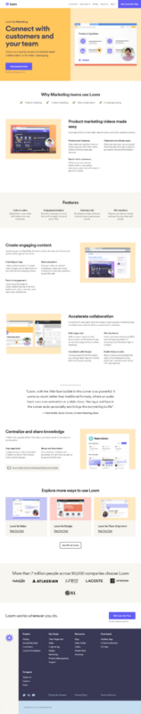 Why Marketers Use Loom Sales Page - Swipe File