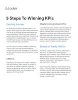 5 Steps to Winning KPI