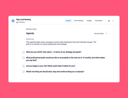 4 Skip-level meeting questions (and tips for better meetings!)