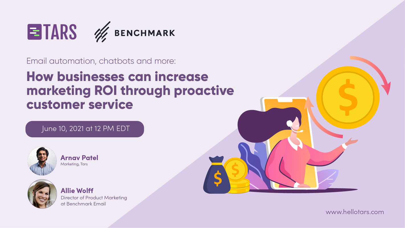 Email Automation, Chatbots and More: Benchmark Email and Tars Webinar