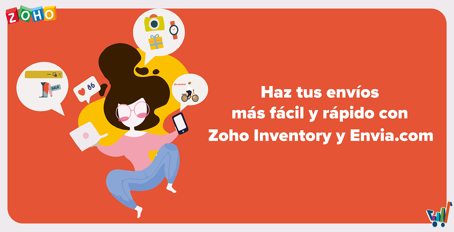 Zoho Inventory se integra con envía.com