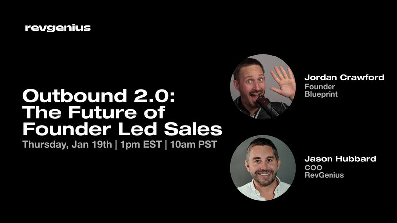 The Future of Founder Led Sales | Outbound 2.0