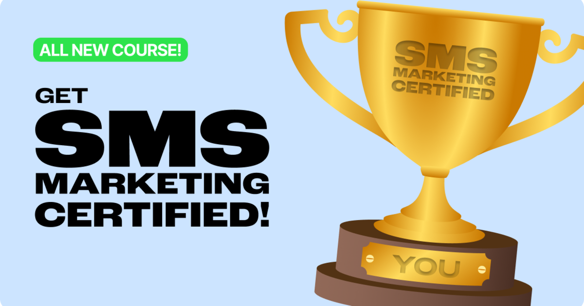 SMS Marketing Certification Course