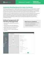 Territory Management Datasheet