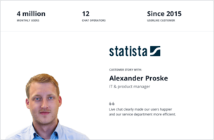 Statista's Live Chat Story