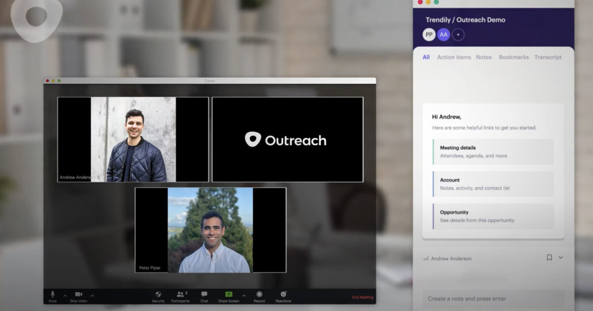 Unleash 2020 Product Demo: Outreach Kaia