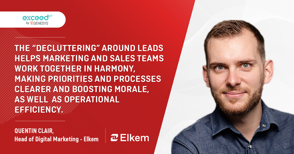 Exceed.ai boosts Elkem's lead qualifying process, increasing conversion rates by 40%