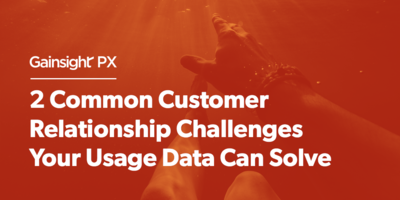 2 Common Customer Relationship Challenges Your Usage Data Can Solve | Customer Success and Product Experience Software | Gainsight