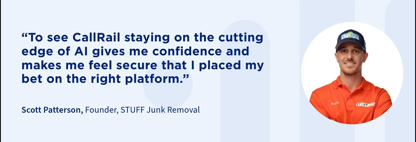 STUFF Junk Removal uses CallRail to save time, boost sales: A chat with the Founder