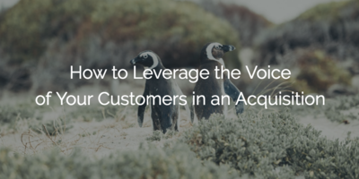 How to Leverage the Voice of Your Customers in an Acquisition | Customer Success and Product Experience Software | Gainsight