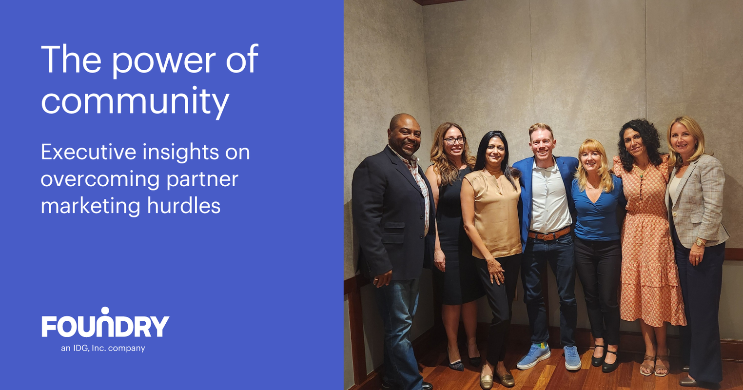 The power of community: Executive insights on overcoming partner marketing hurdles 