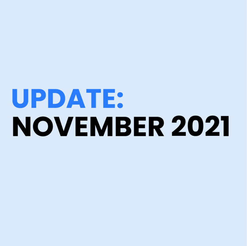 Product Updates - November 2021
