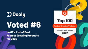 Dooly Ranks As #6 Fastest-Growing Product on G2's 2022 Best Software Awards