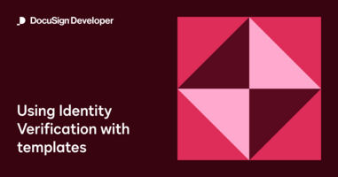 Using Identity Verification with templates