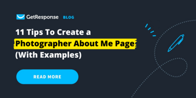 11 Tips To Create A Photographer About Me Page (With Examples)