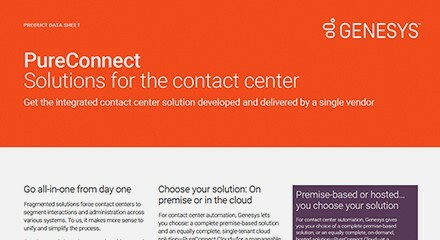 PureConnect Solutions for the Contact Center