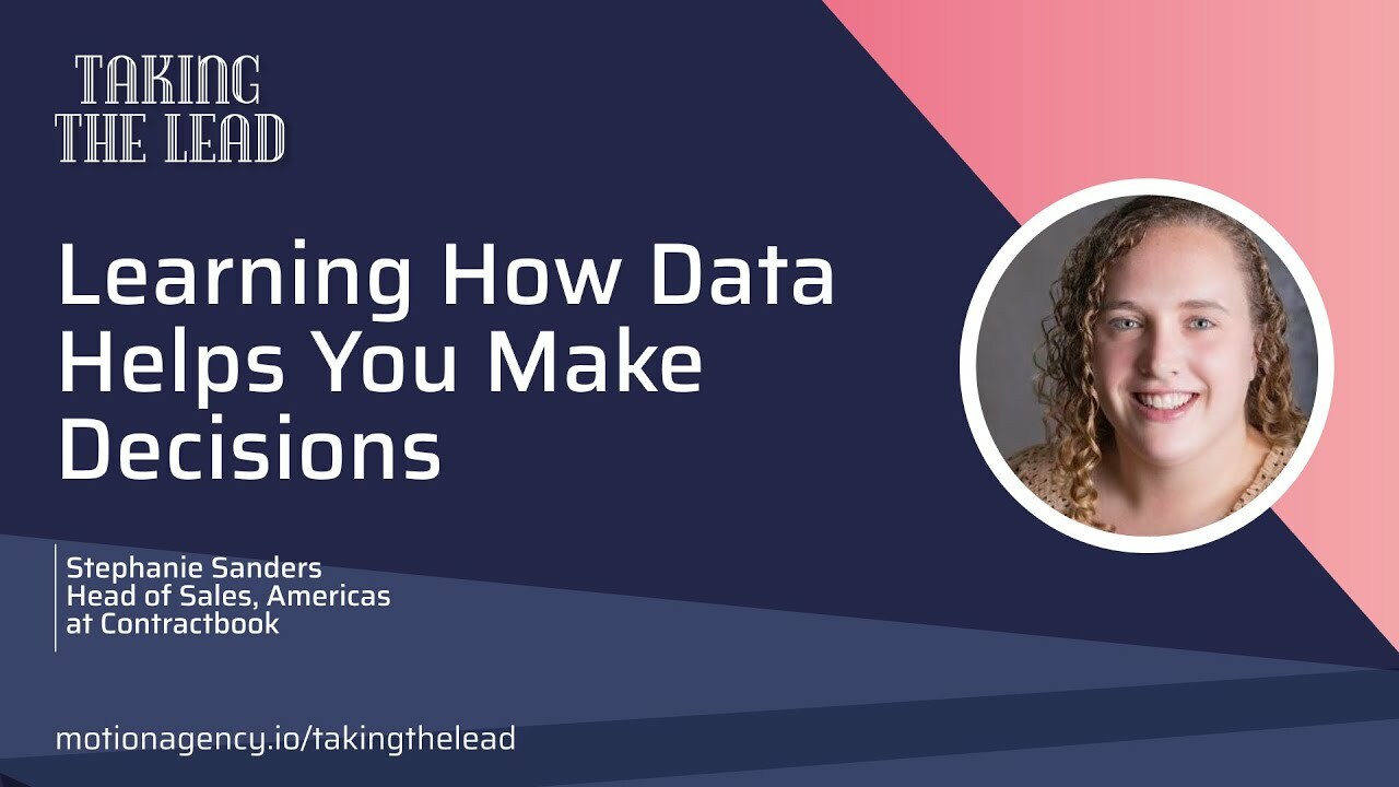Learning how data helps you make decisions with Stephanie Sanders