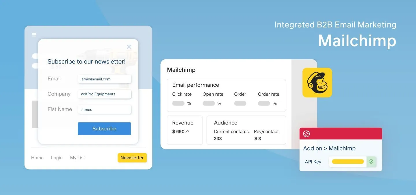 Extended MailChimp integration: Foster customer loyalty with an elevated marketing strategy