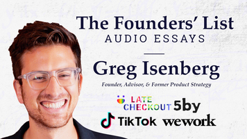 The Founders' List: "The Guide to Unbundling Reddit" by Greg Isenberg (Late Checkout, Indicator Fund, TikTok Advisor, Previously WeWork/Islands/5by)