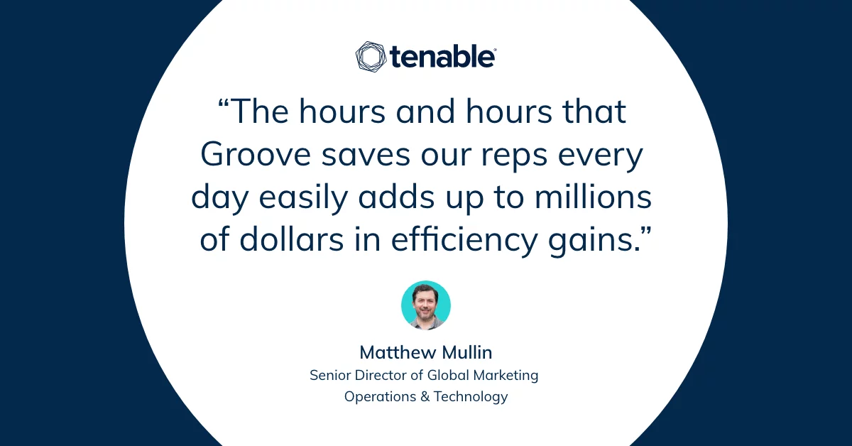 Tenable achieves operational alignment across global revenue team
