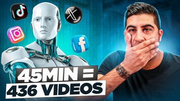 How I Turn 45 Mins Into 436 Videos Using AI (Ultimate AI Content Hack)