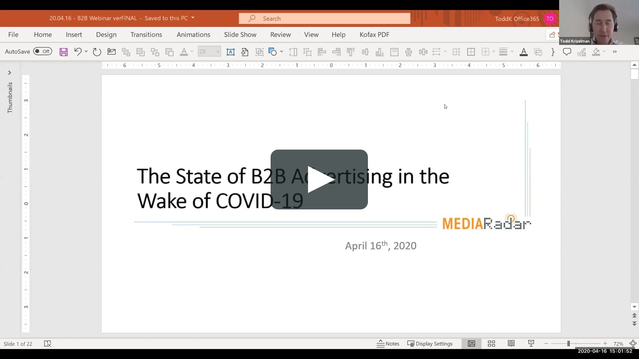 Webinar - Tea with Todd An Insider's Look at Changes in B2B Advertising