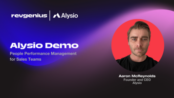 Alysio: People Performance Management for Sales Teams