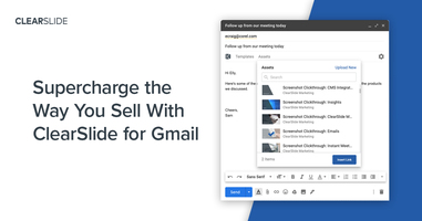 Supercharge the Way You Sell with ClearSlide for Gmail