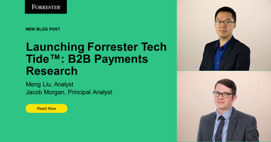 Launching Forrester Tech Tide™: B2B Payments Research